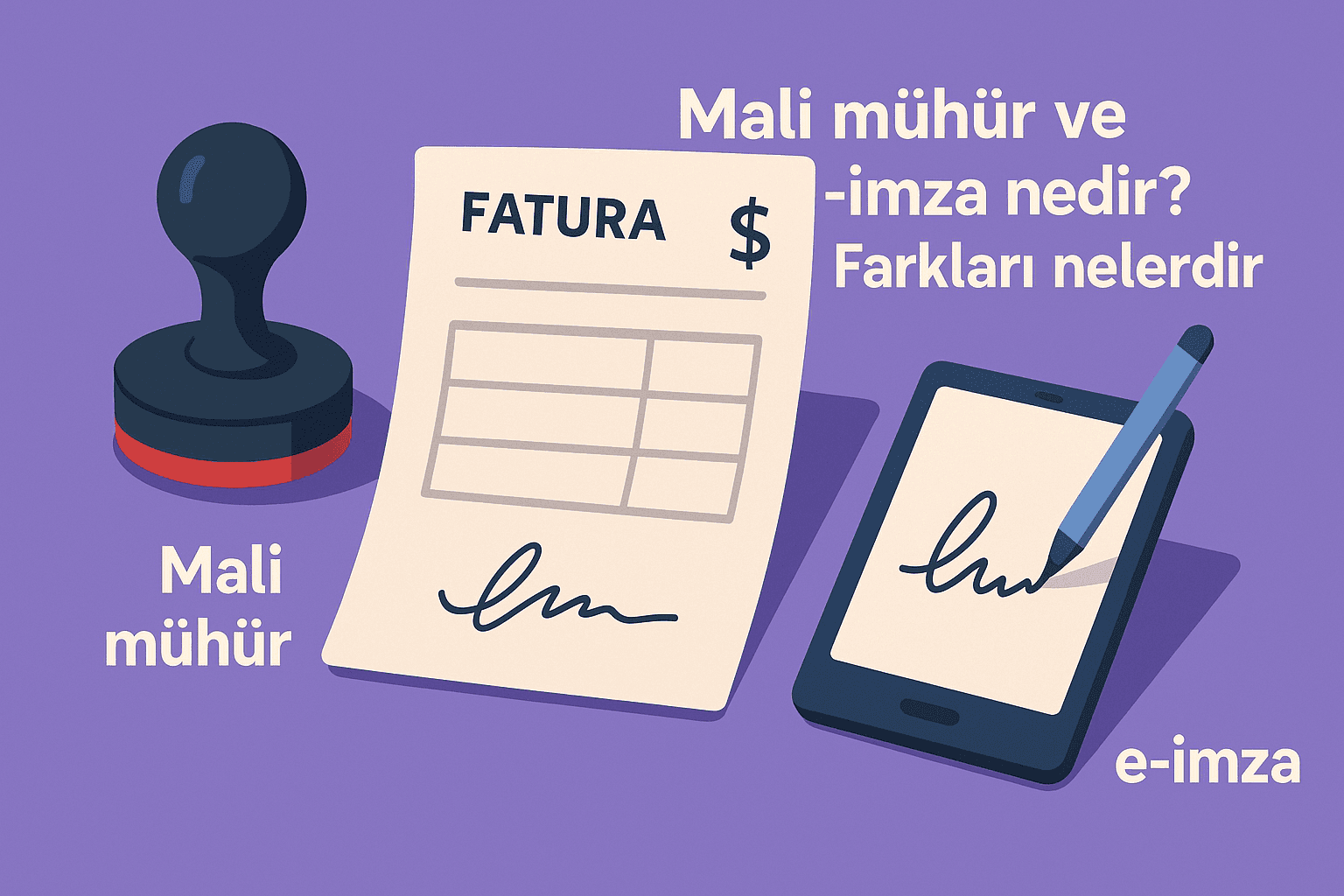 Mali Mühür ve E-İmza Nedir? Farkları Nelerdir?